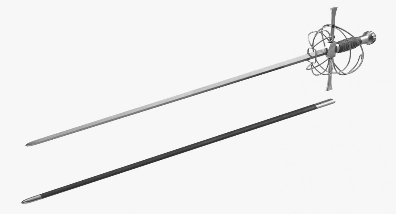 3D Rapier with Sheath model