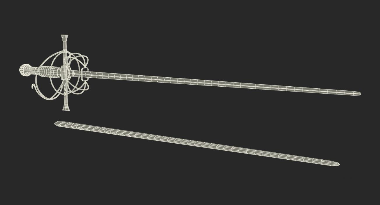 3D Rapier with Sheath model