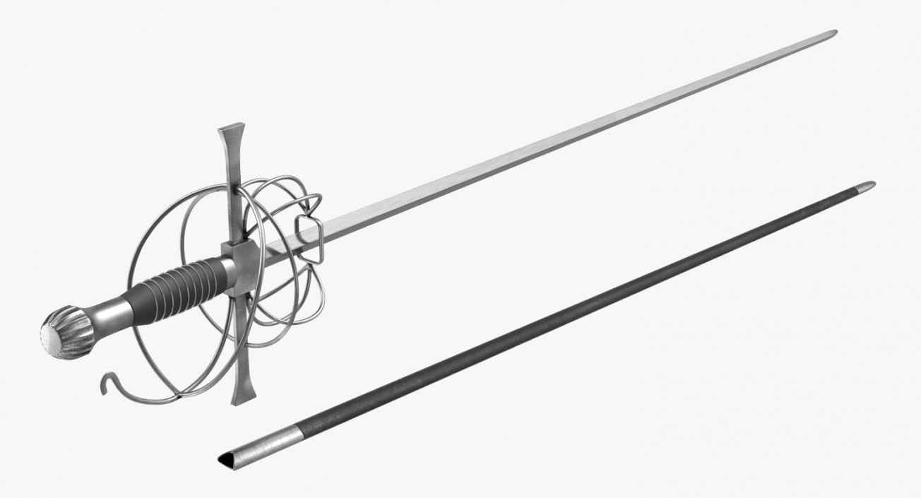 3D Rapier with Sheath model