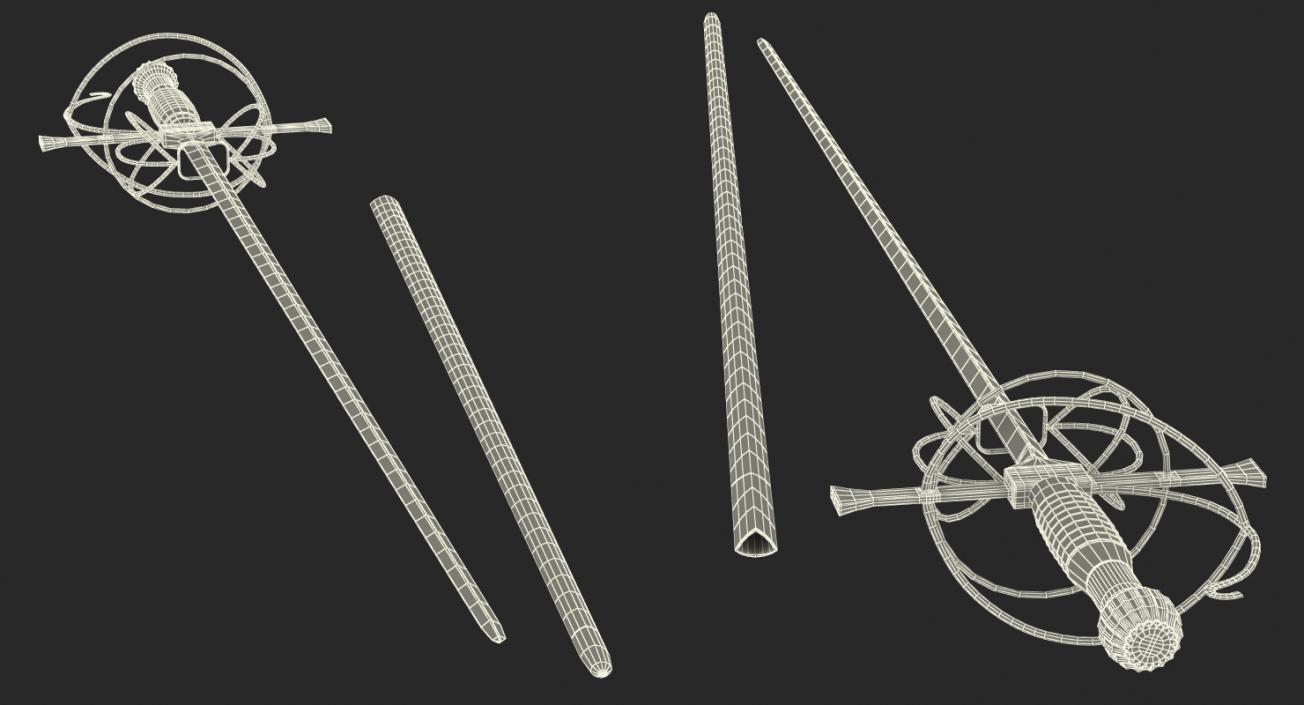 3D Rapier with Sheath model