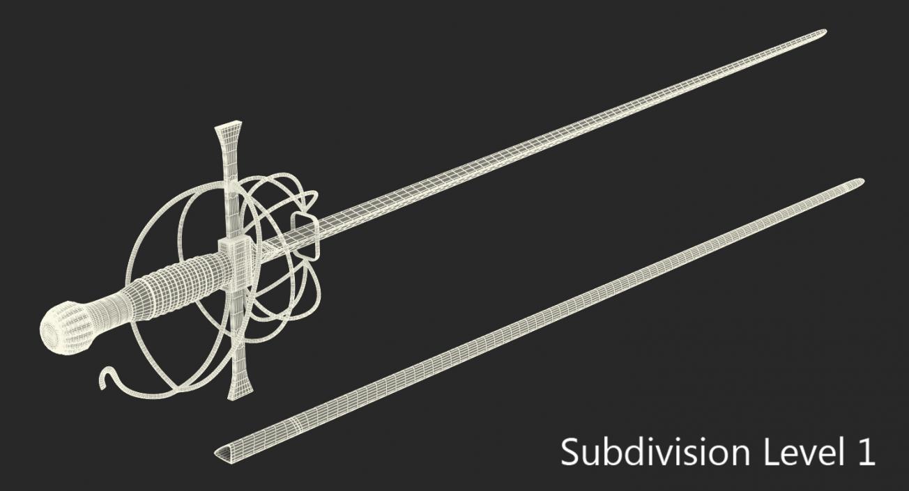 3D Rapier with Sheath model