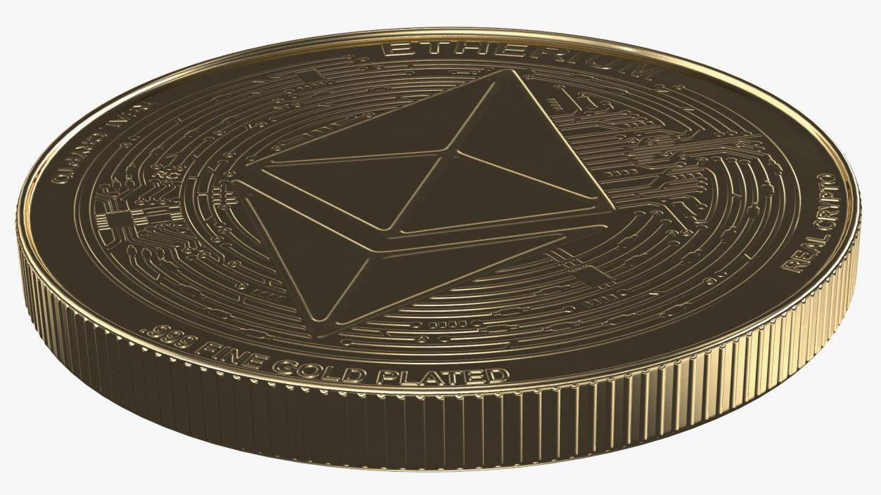 3D Cryptocurrency Coins Gold Collection 2 model