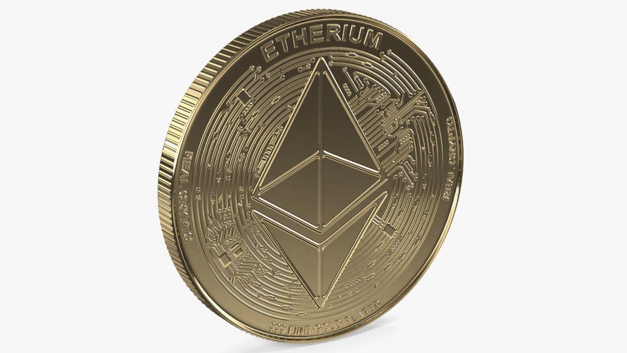 3D Cryptocurrency Coins Gold Collection 2 model