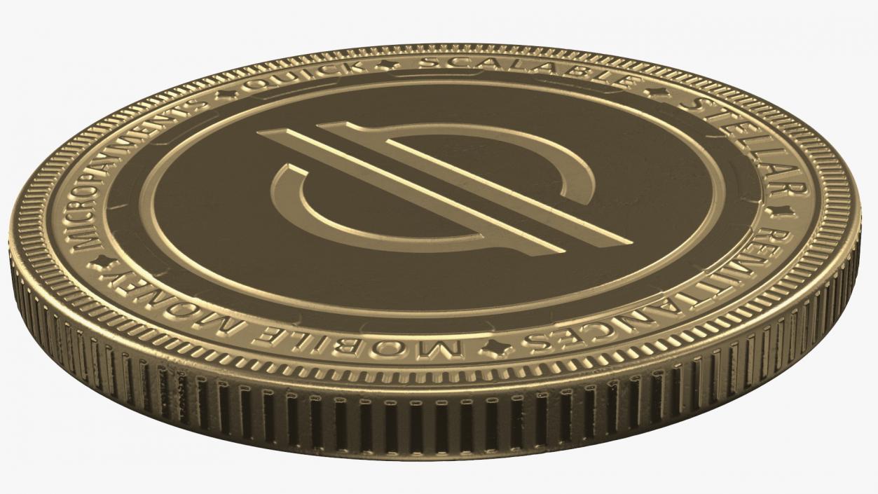 3D Cryptocurrency Coins Gold Collection 2 model