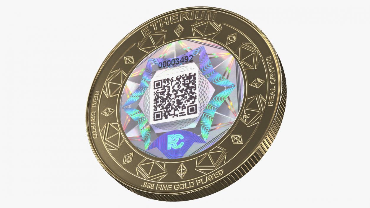 3D Cryptocurrency Coins Gold Collection 2 model