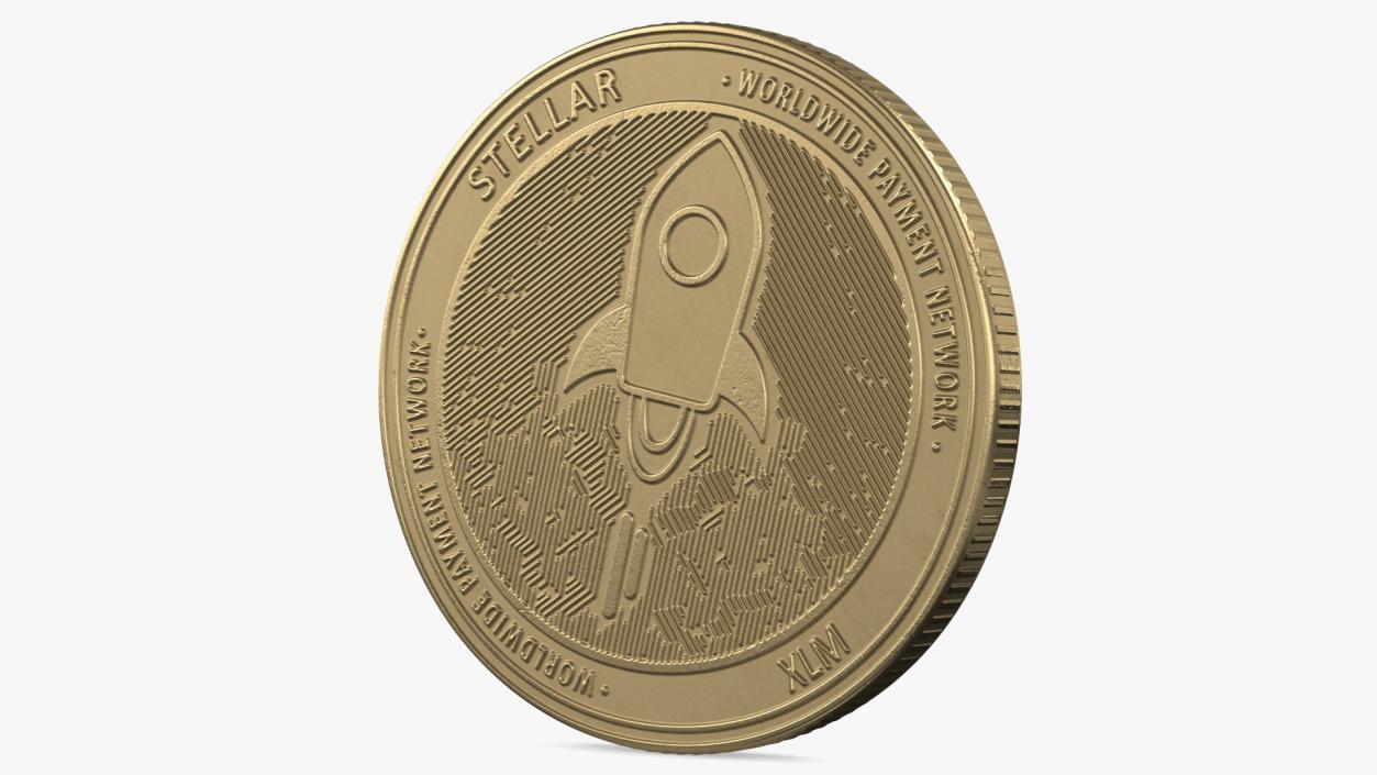 3D Cryptocurrency Coins Gold Collection 2 model