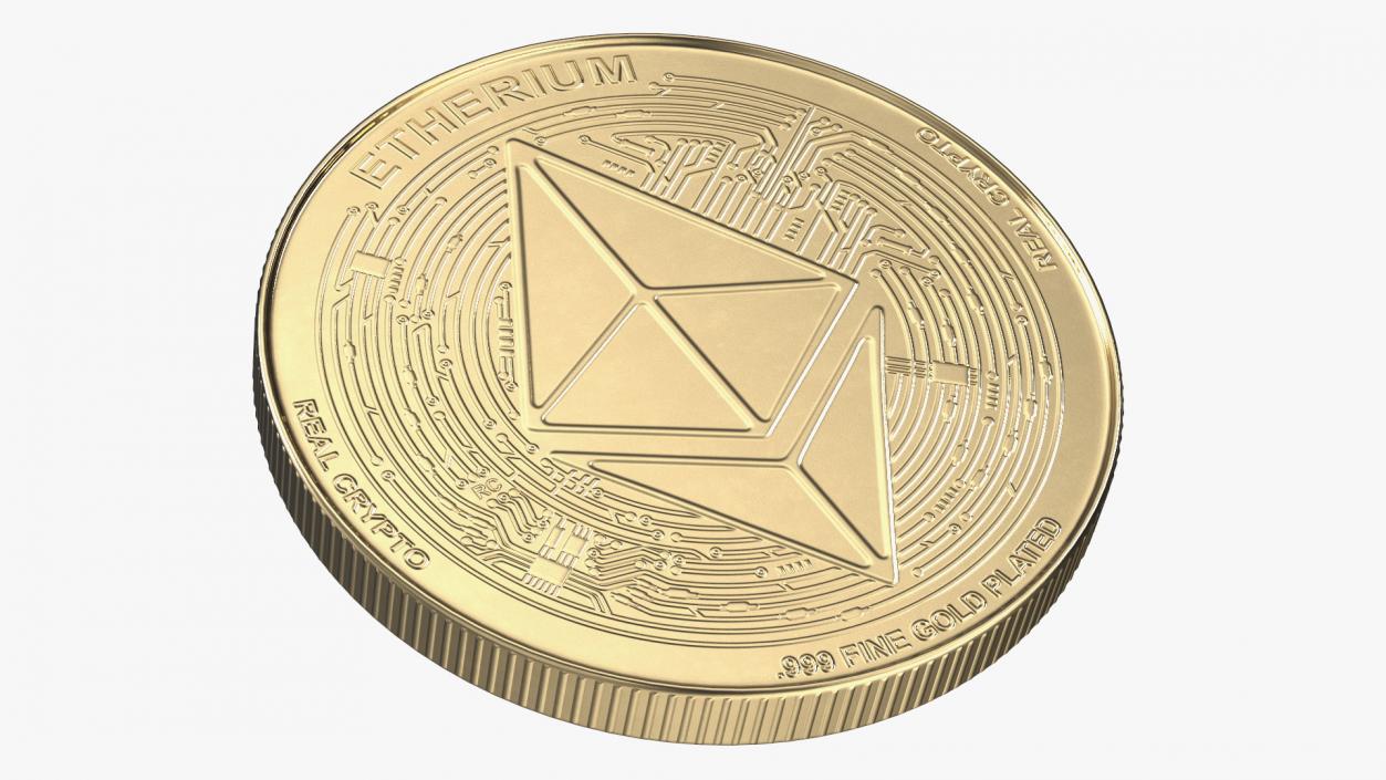 3D Cryptocurrency Coins Gold Collection 2 model