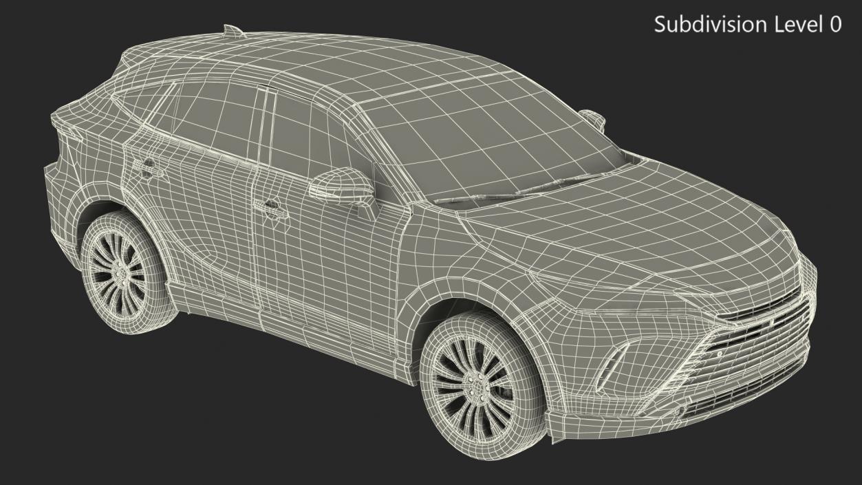 3D model Hybrid SUV