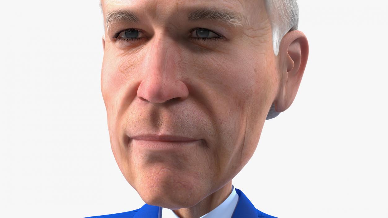 Cartoon Joe Biden Rigged 3D model