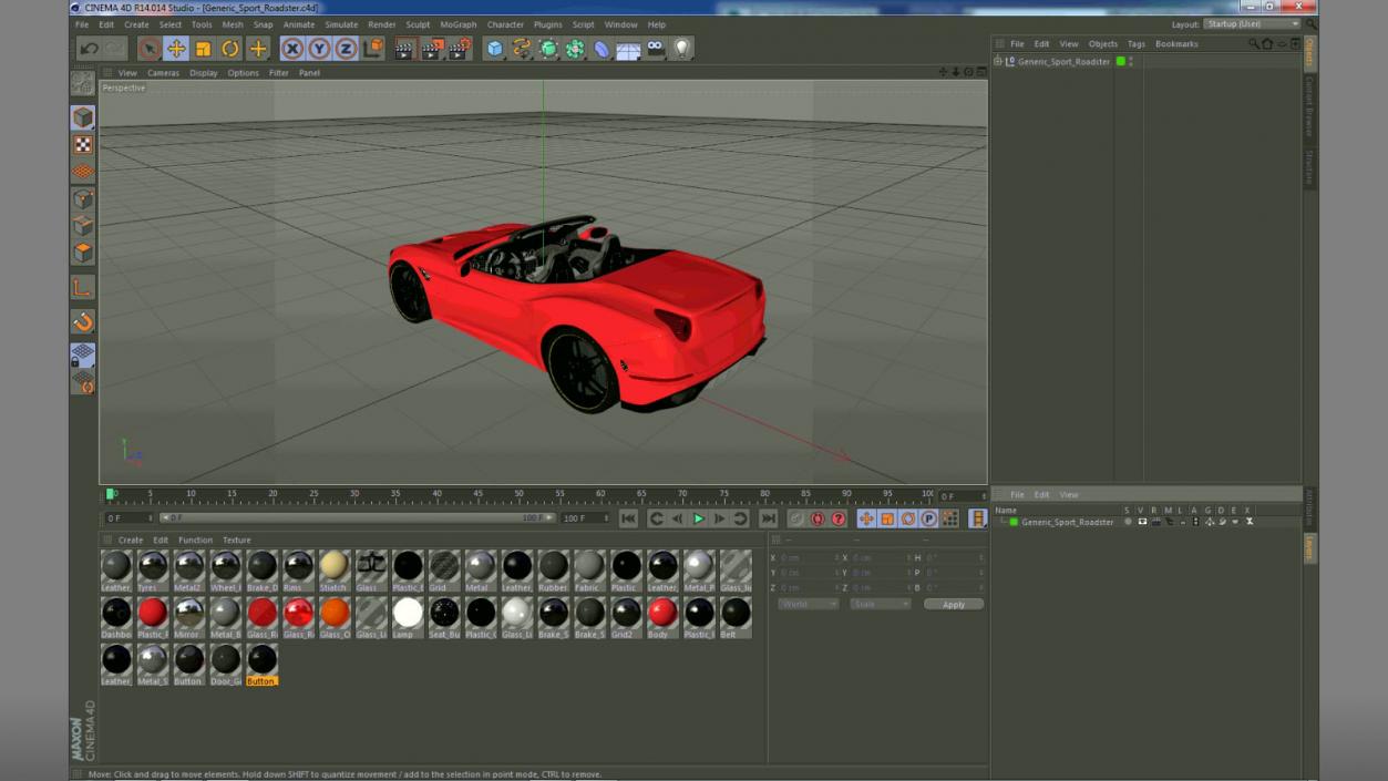 Generic Sport Roadster 2 3D model