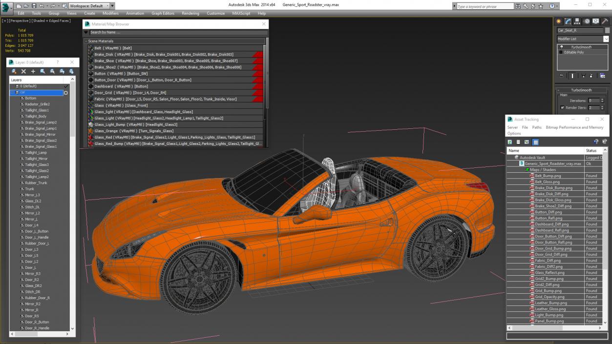 Generic Sport Roadster 2 3D model