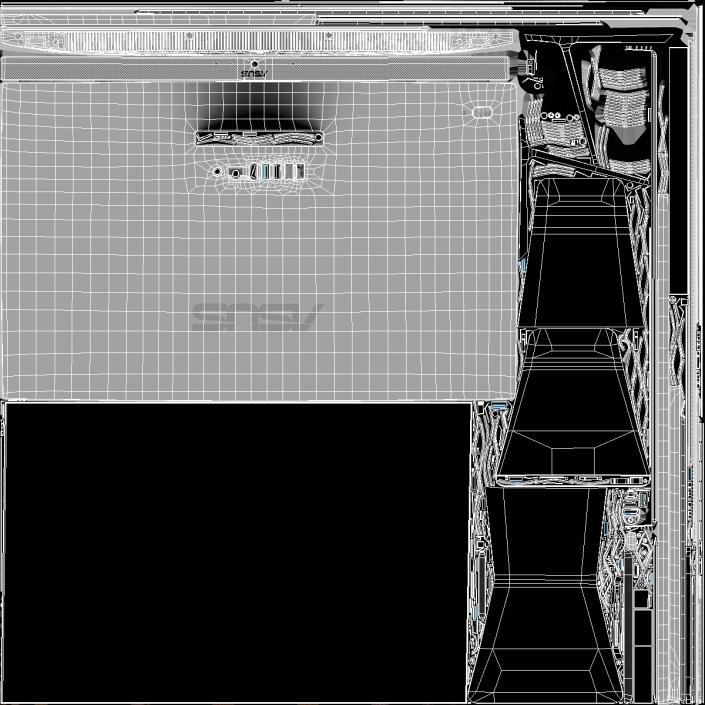 Asus Vivo AiO White Monoblock 3D model