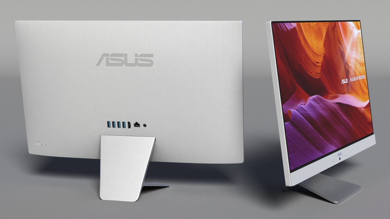 Asus Vivo AiO White Monoblock 3D model