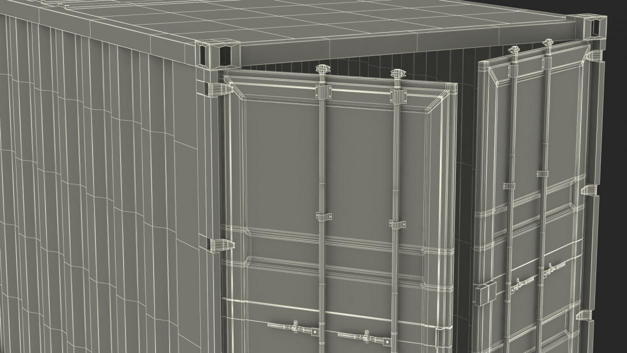 3D model Shipping Cargo Container 48 Ft