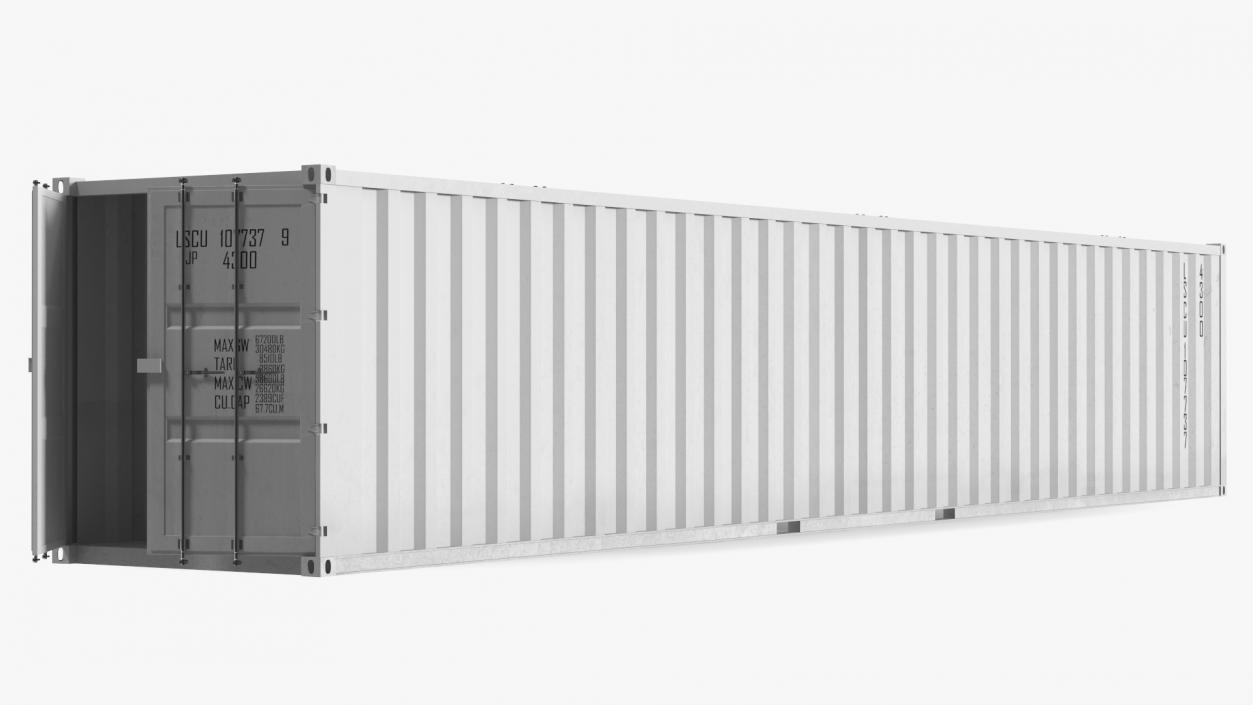 3D model Shipping Cargo Container 48 Ft