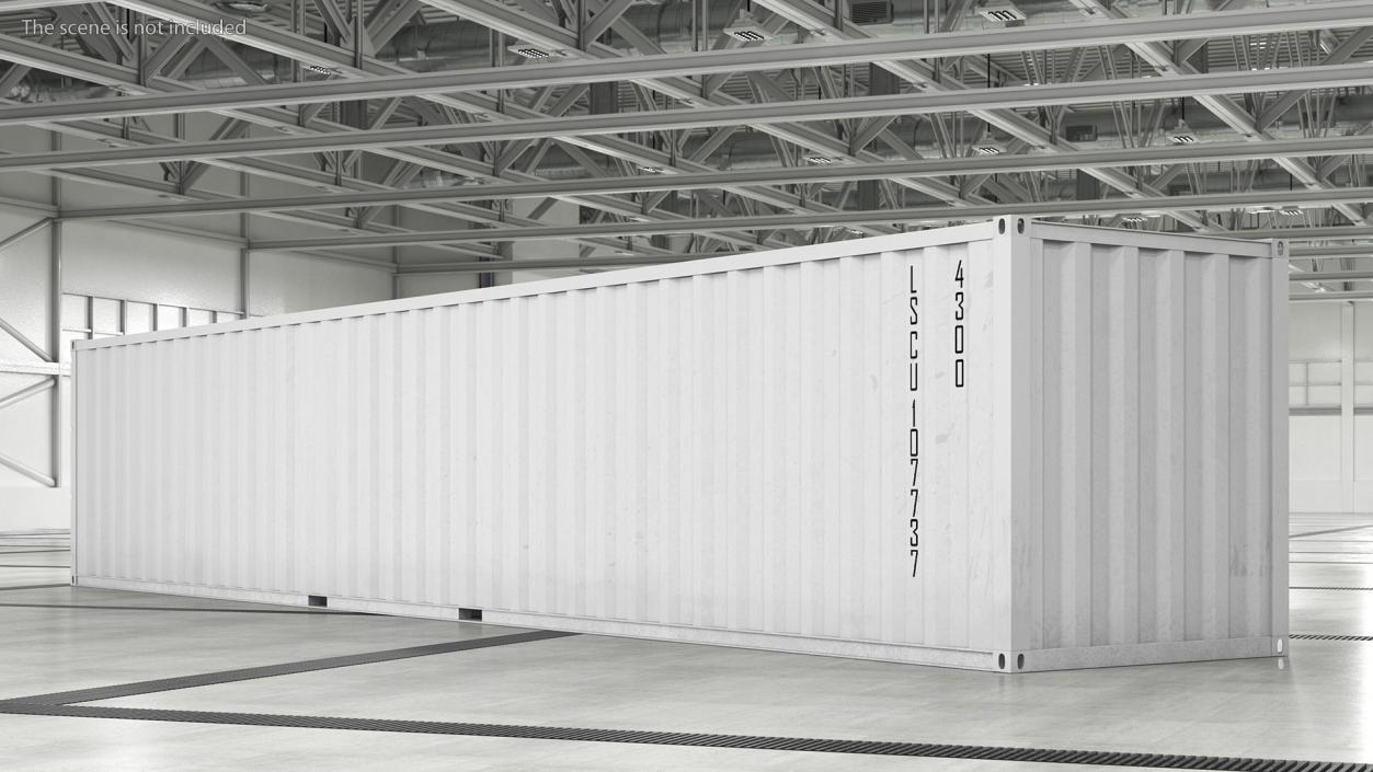 3D model Shipping Cargo Container 48 Ft