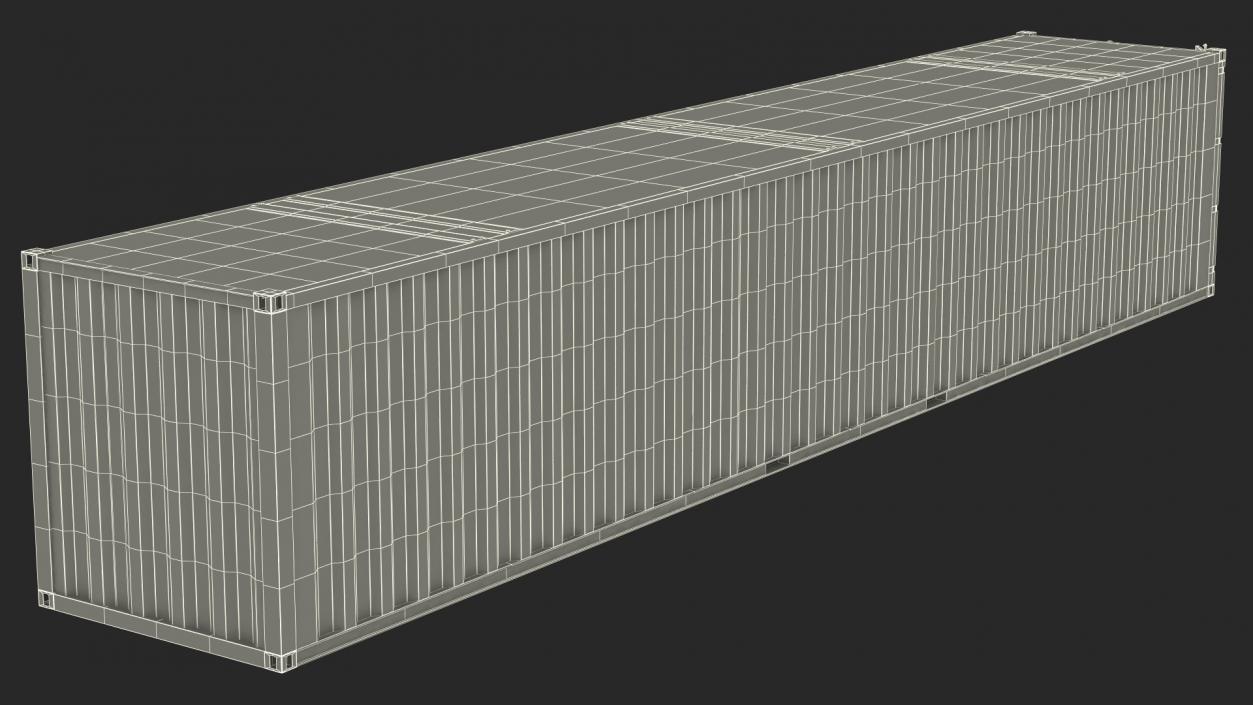 3D model Shipping Cargo Container 48 Ft