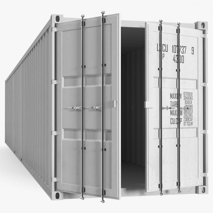 3D model Shipping Cargo Container 48 Ft