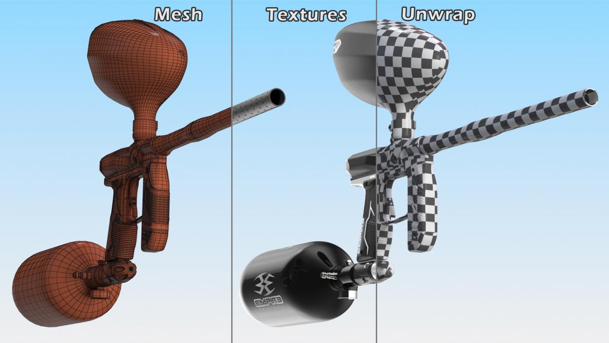 3D model Paintball Equipment Collection