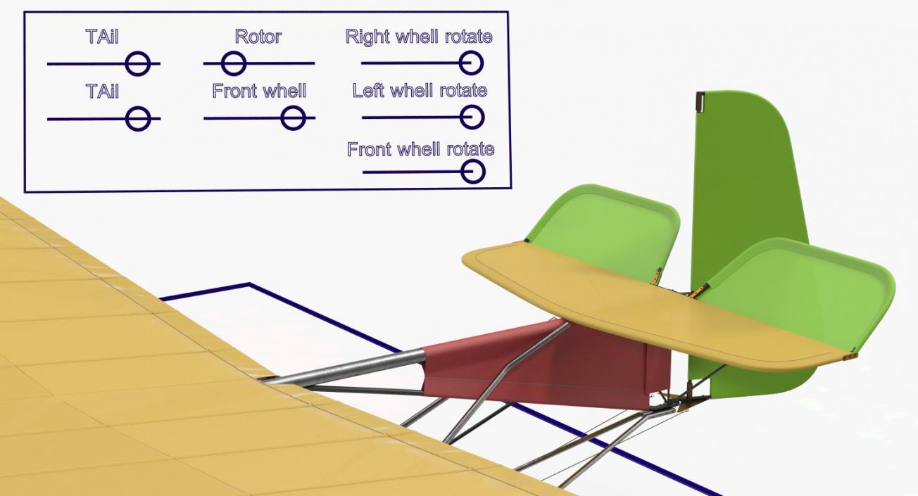 Chotia Weedhopper Rigged 3D model