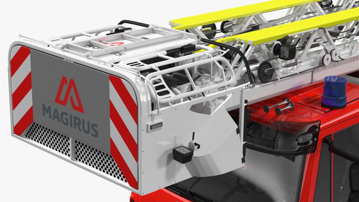 Iveco FF160 Magirus Fire Truck Rigged 3D