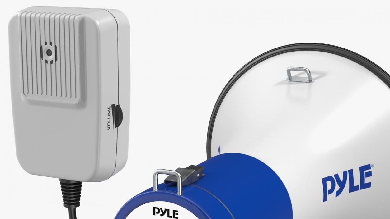 3D Pyle PMP51LT Megaphone with Siren model