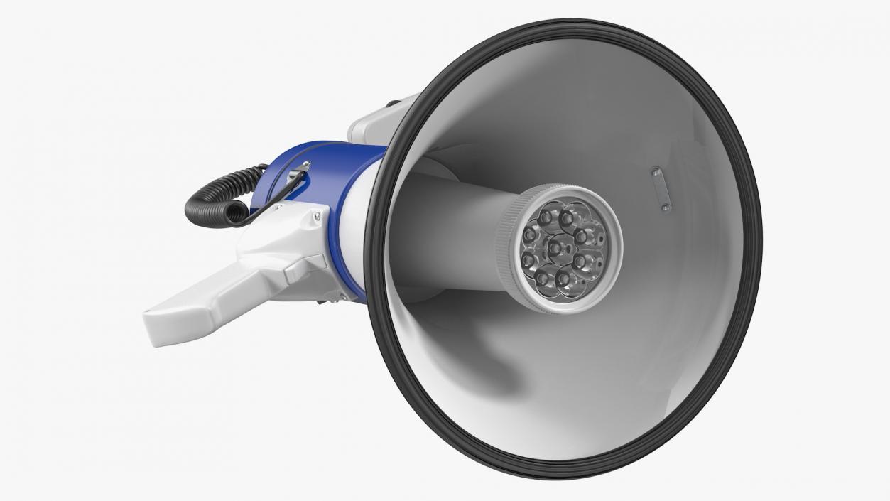 3D Pyle PMP51LT Megaphone with Siren model