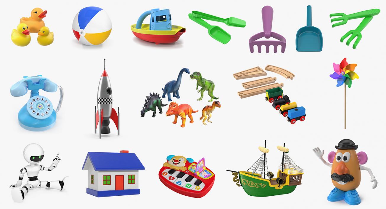 Toys 3D Models Collection 3 3D