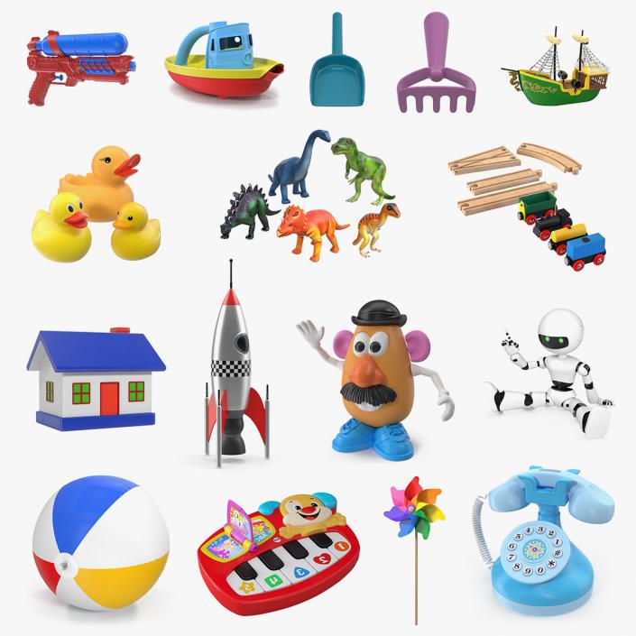 Toys 3D Models Collection 3 3D