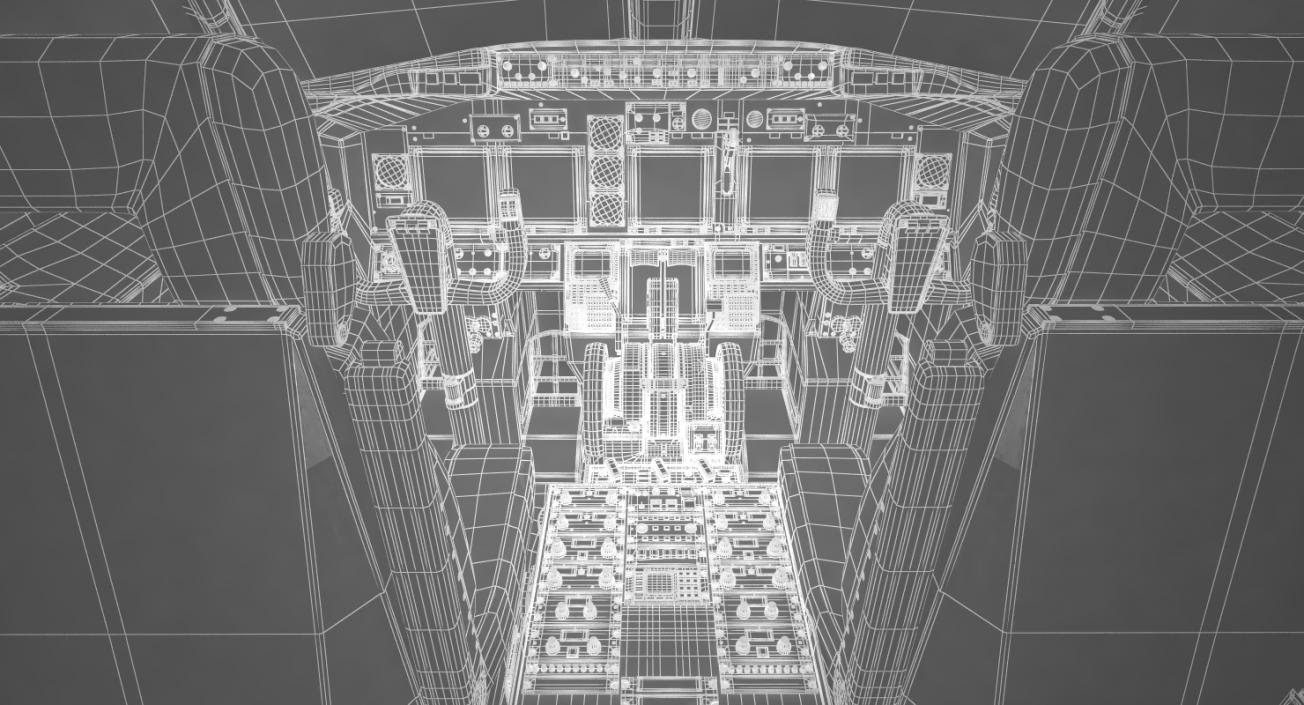 Boeing 737-900 with Interior Southwest Airlines Rigged 3D model