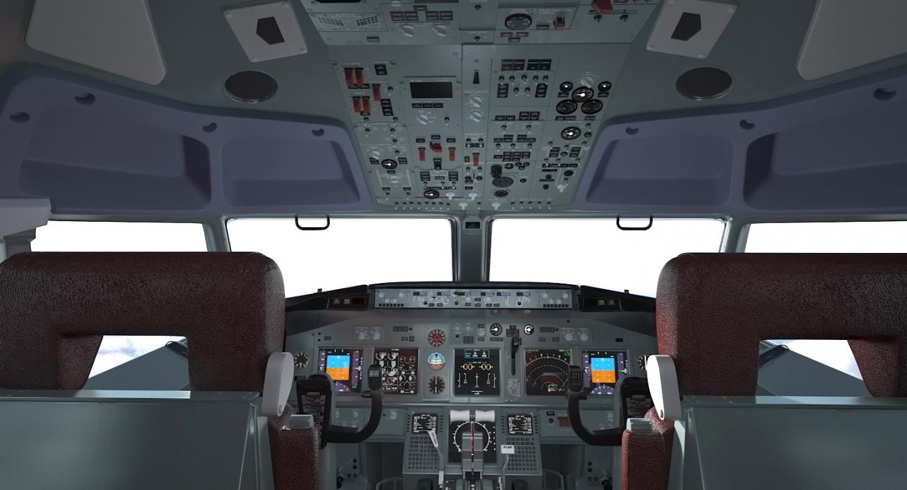 Boeing 737-900 with Interior Southwest Airlines Rigged 3D model