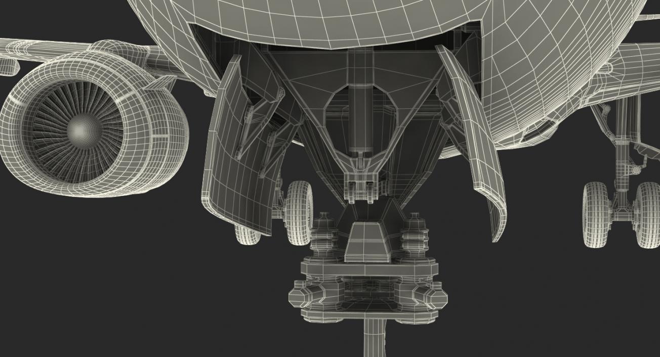 Boeing 737-900 with Interior Southwest Airlines Rigged 3D model