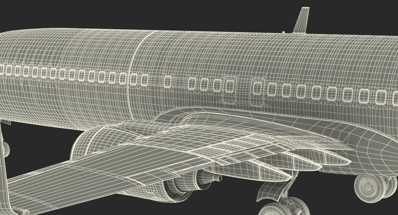 Boeing 737-900 with Interior Southwest Airlines Rigged 3D model