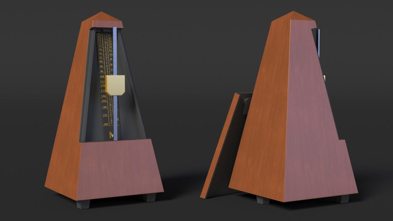 Vintage Metronome 3D