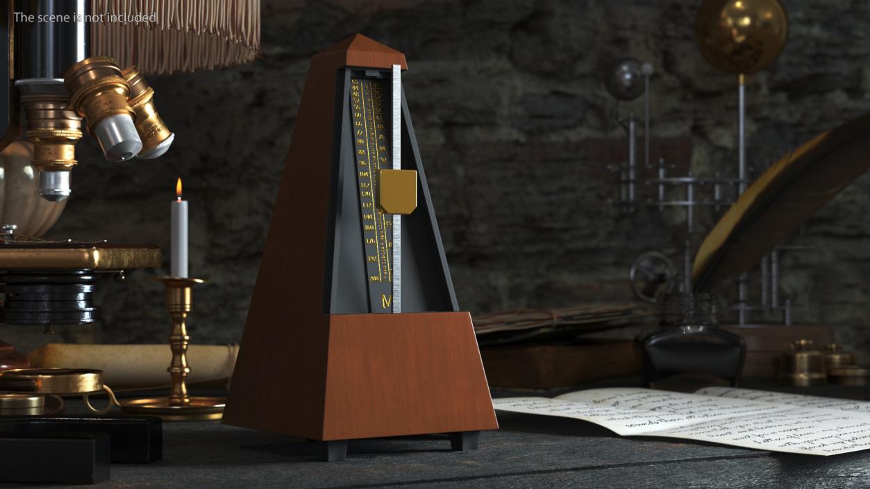 Vintage Metronome 3D