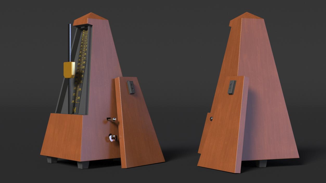 Vintage Metronome 3D