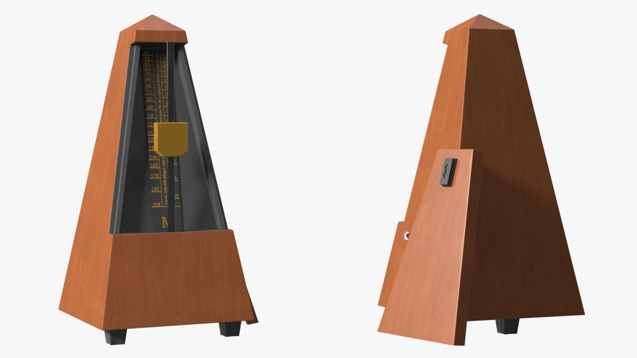 Vintage Metronome 3D