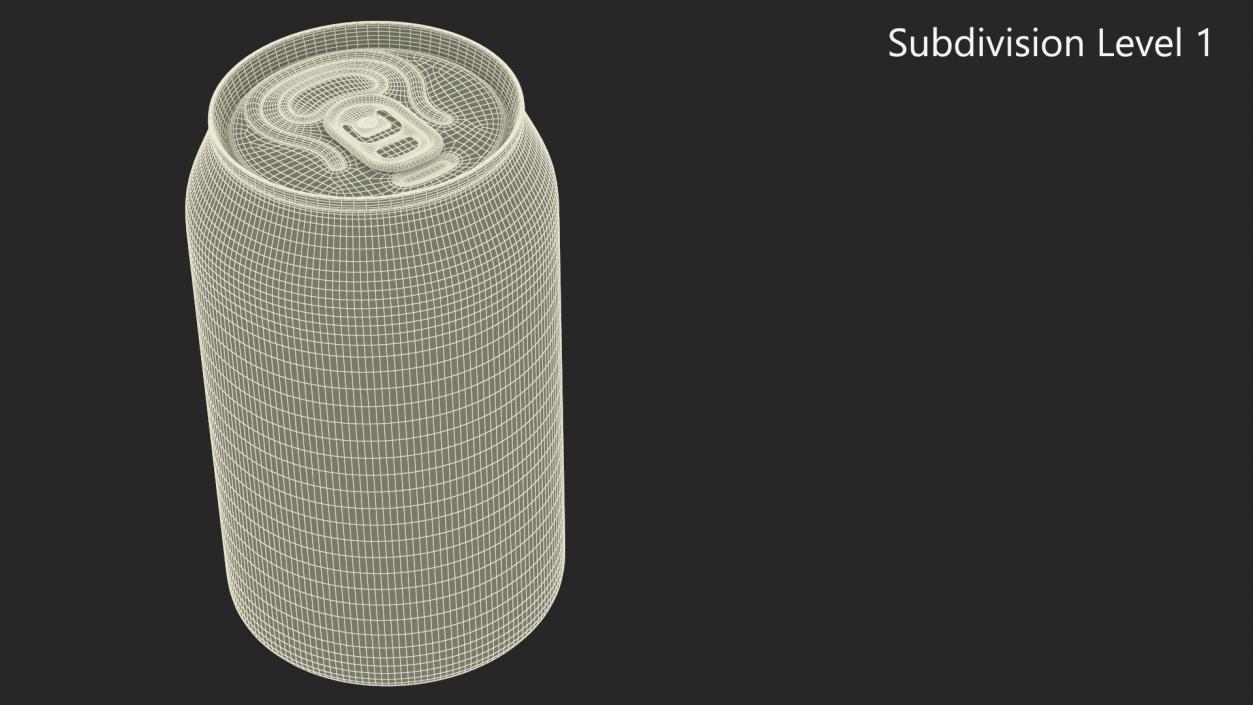 Lager Beer Can 3D model