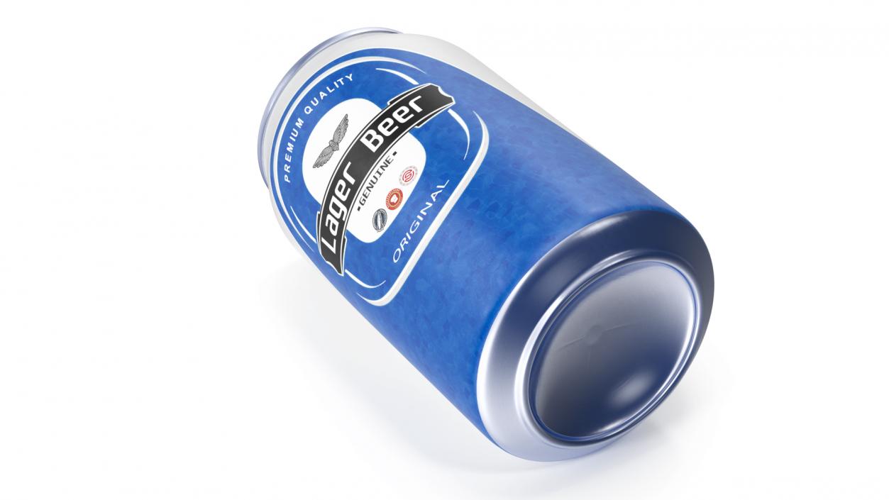 Lager Beer Can 3D model