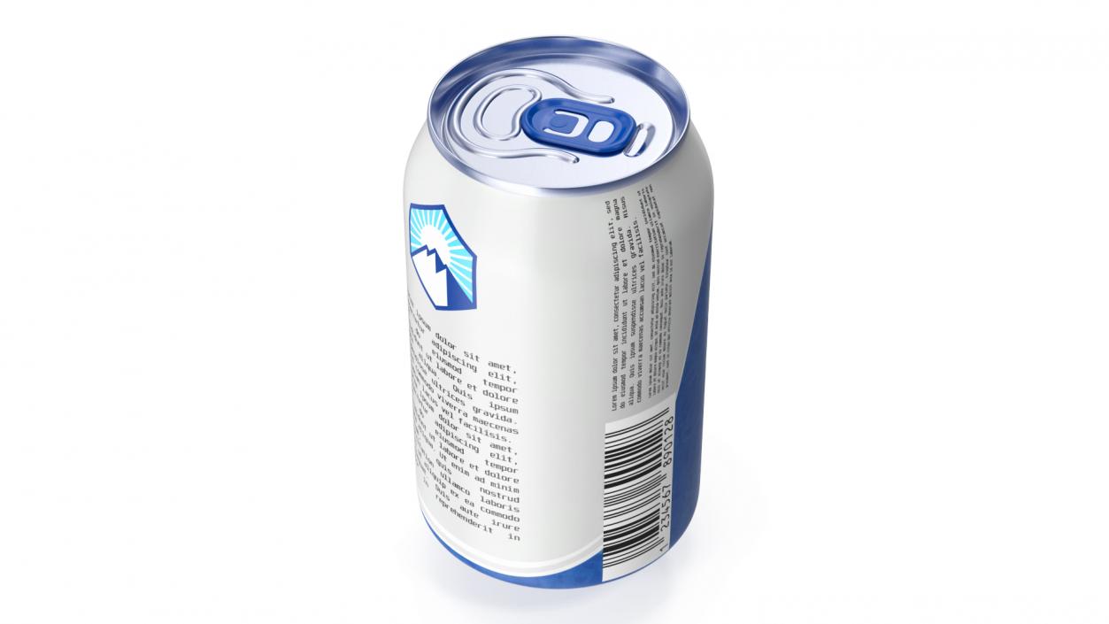 Lager Beer Can 3D model