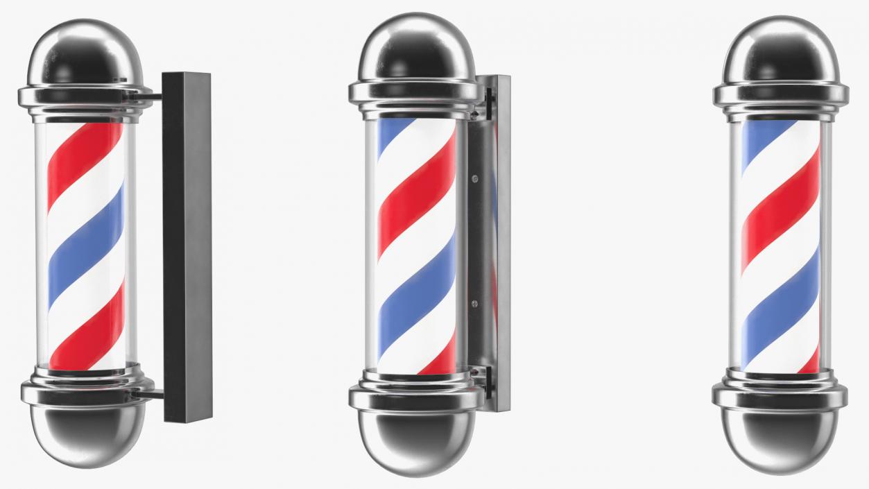 3D Barber Pole Glow