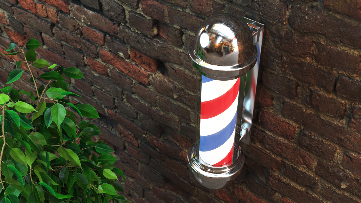 3D Barber Pole Glow