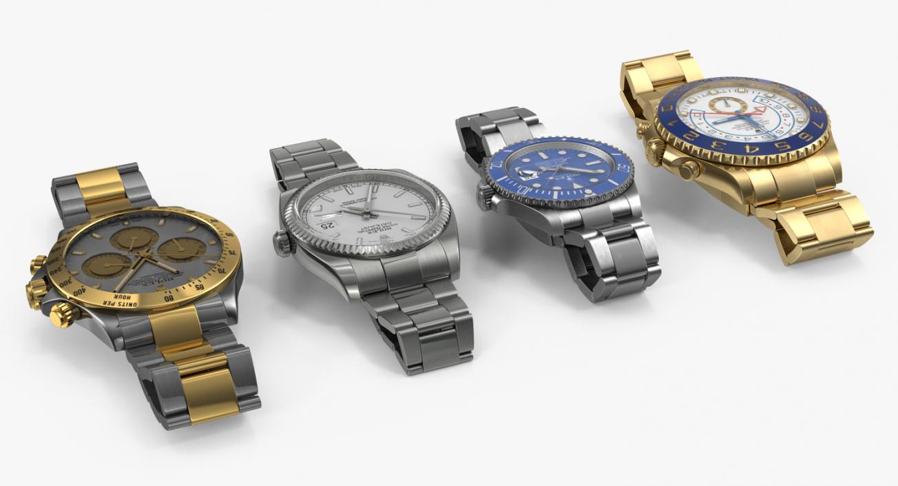 3D Rolex Watches Collection 2