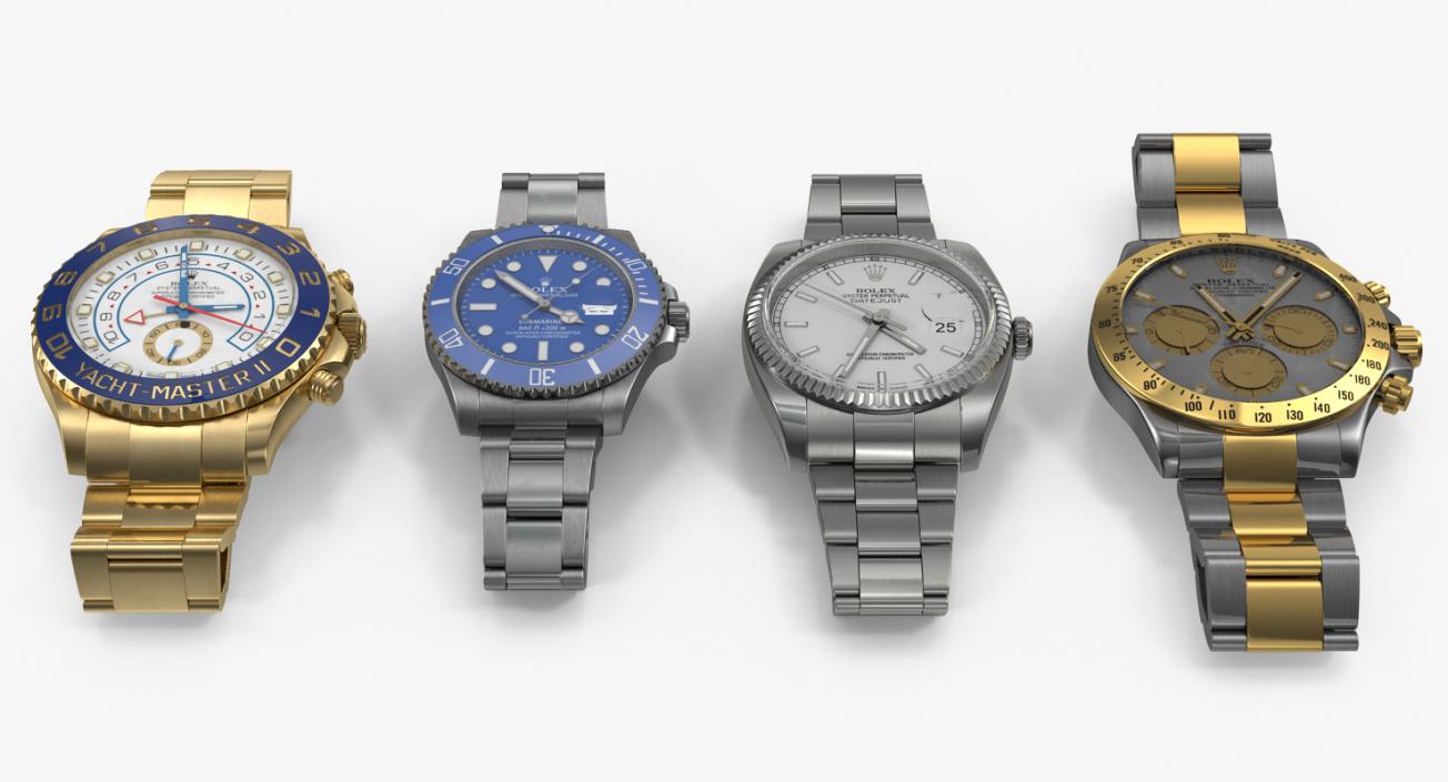 3D Rolex Watches Collection 2