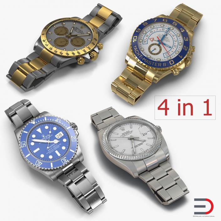 3D Rolex Watches Collection 2