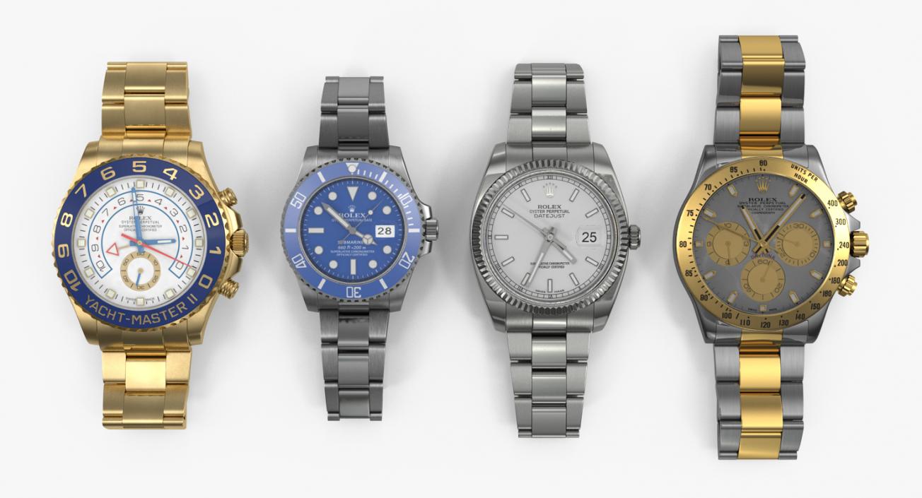 3D Rolex Watches Collection 2