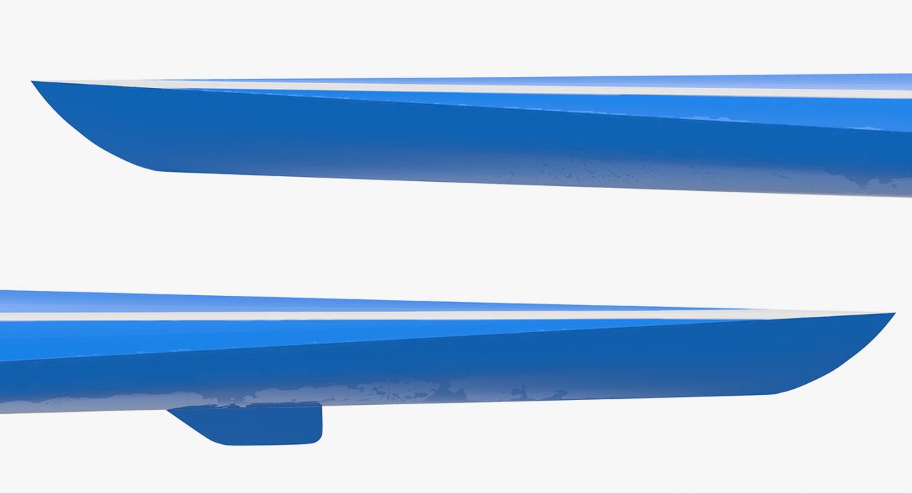 Rowing Boat Single Scull 3D model