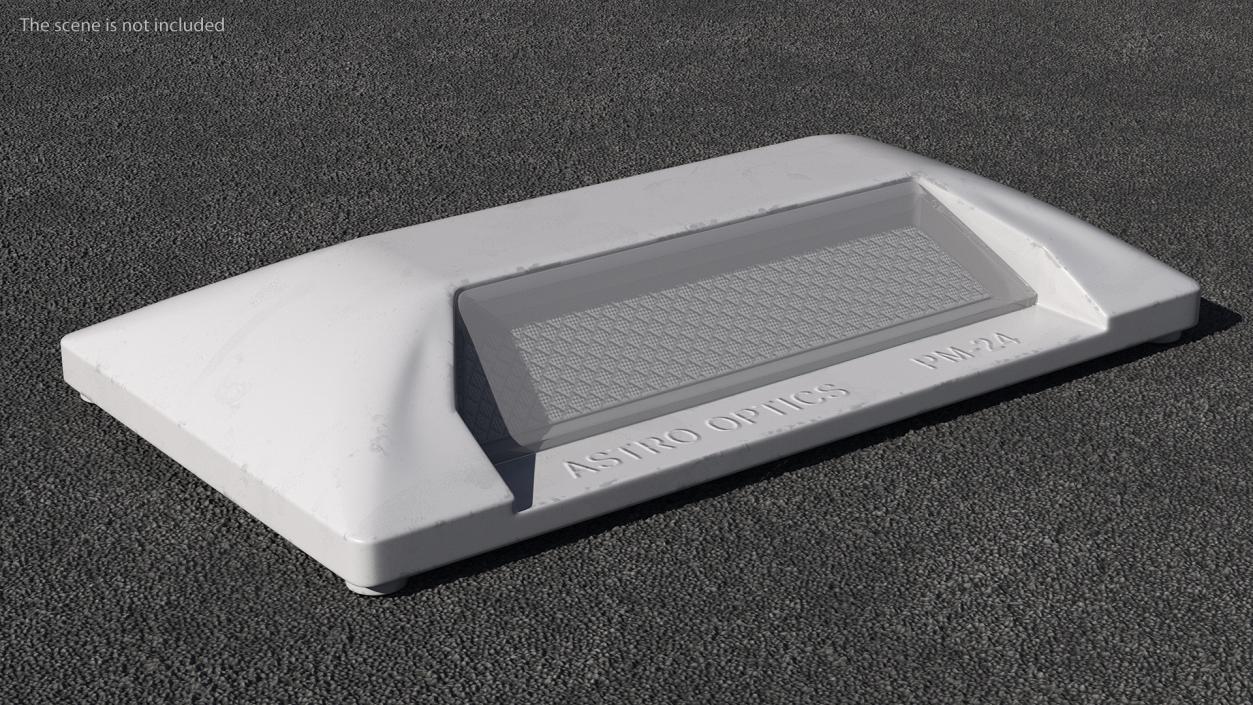 3D model White Road Reflector