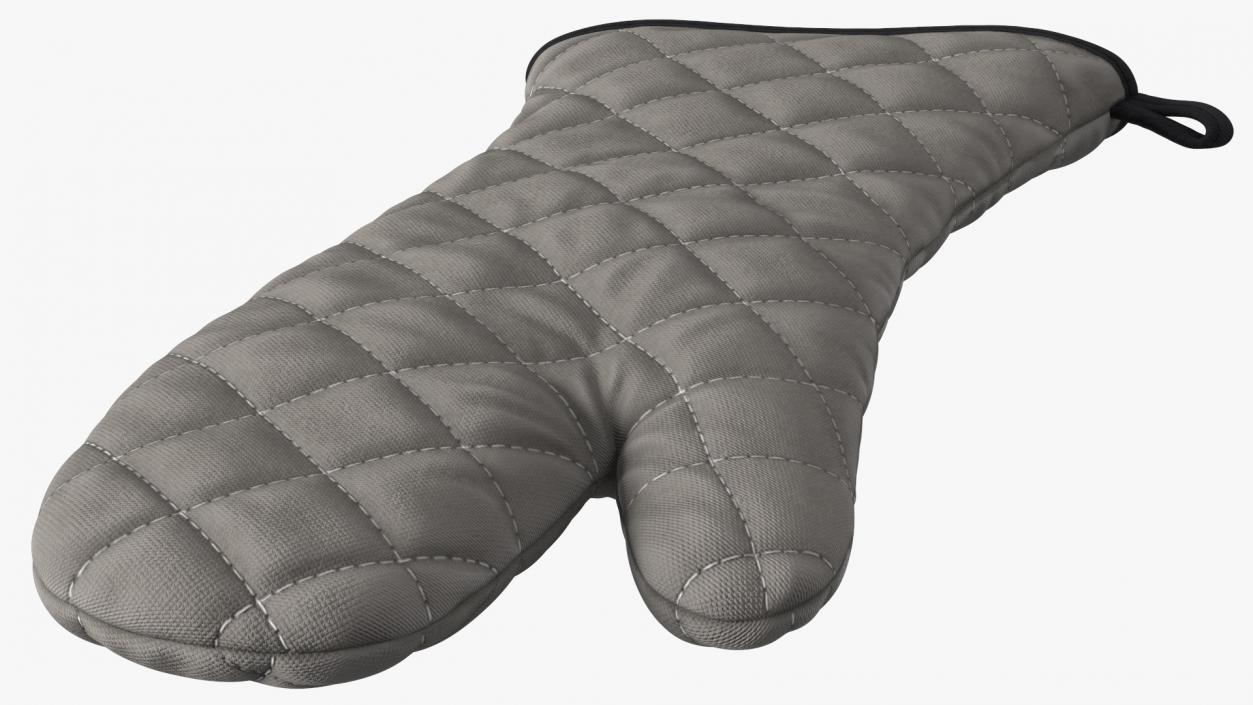 Oven Mitt Gray 3D model