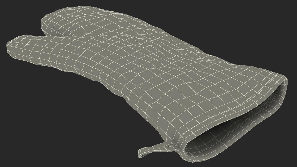 Oven Mitt Gray 3D model